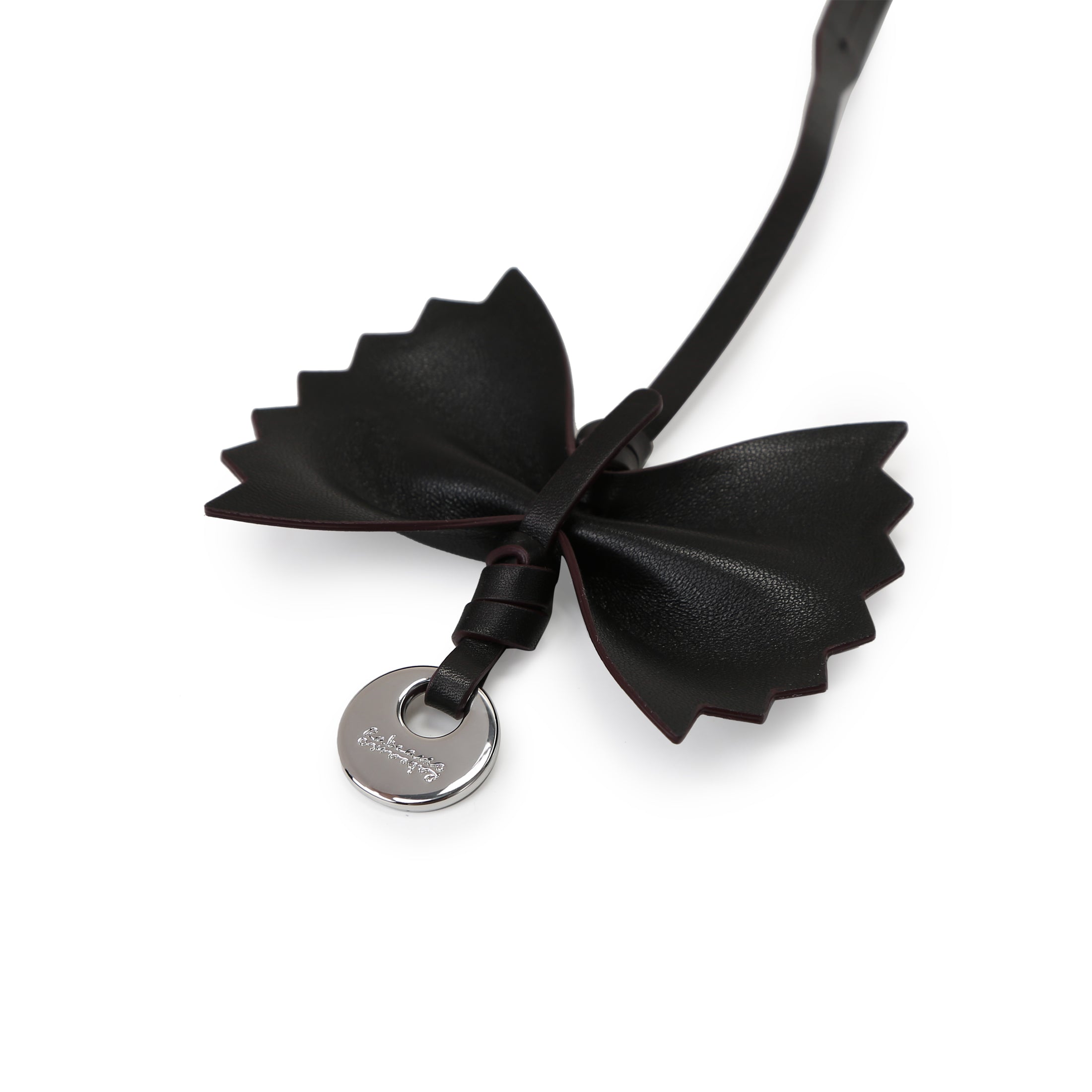 蝴蝶粉領結型手袋吊飾