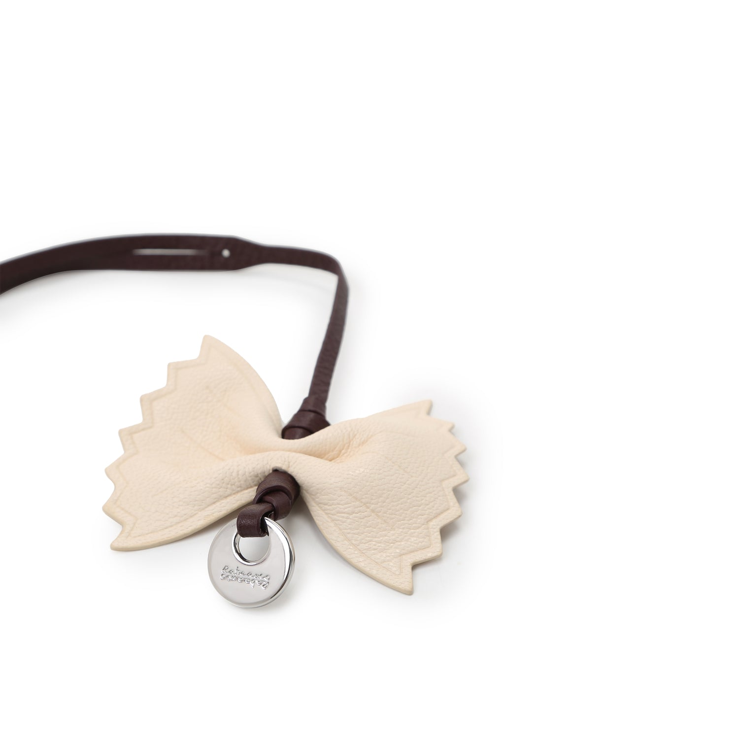 蝴蝶粉領結型手袋吊飾