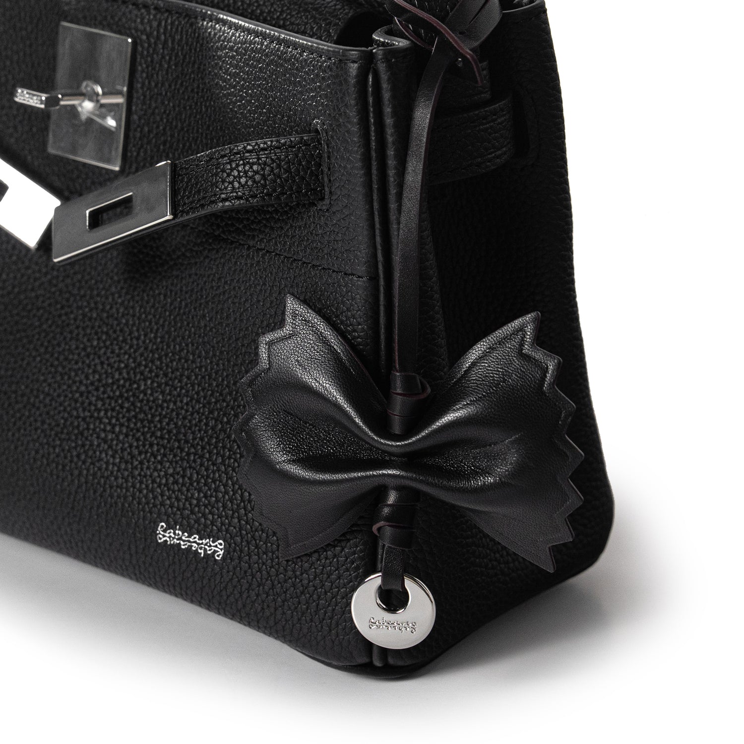 蝴蝶粉領結型手袋吊飾