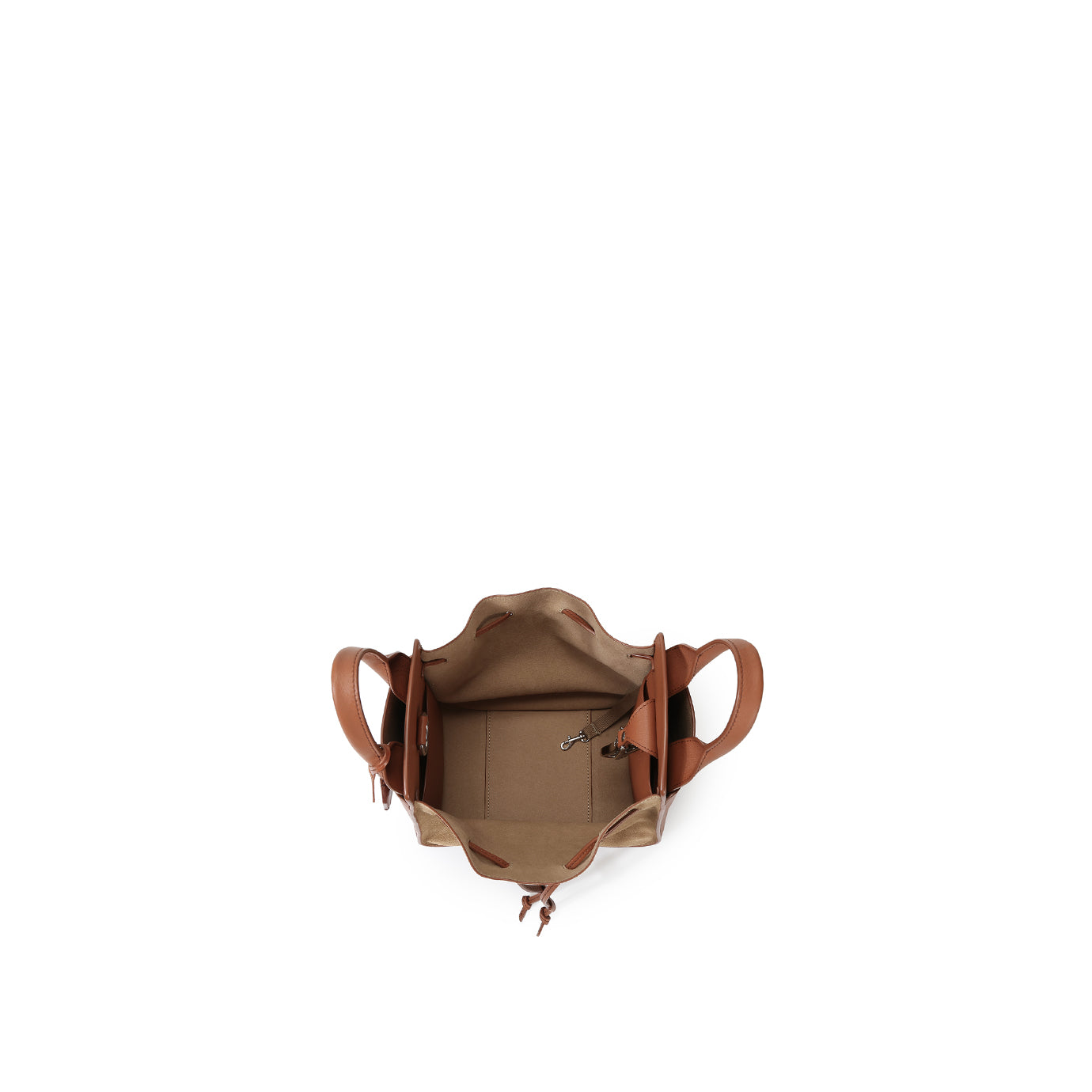 LU-II Ruched Top Handle Bag