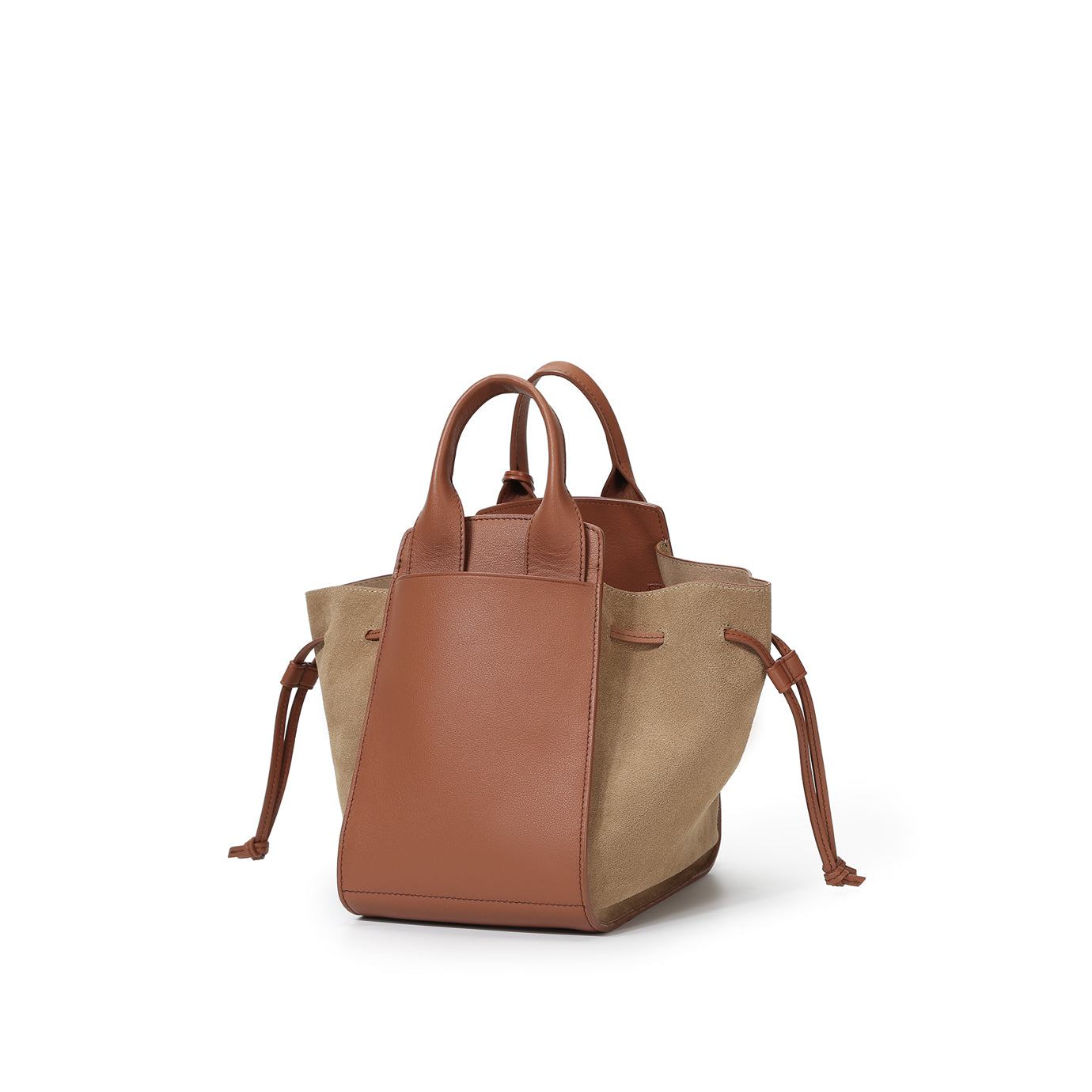LU-II Ruched Top Handle Bag