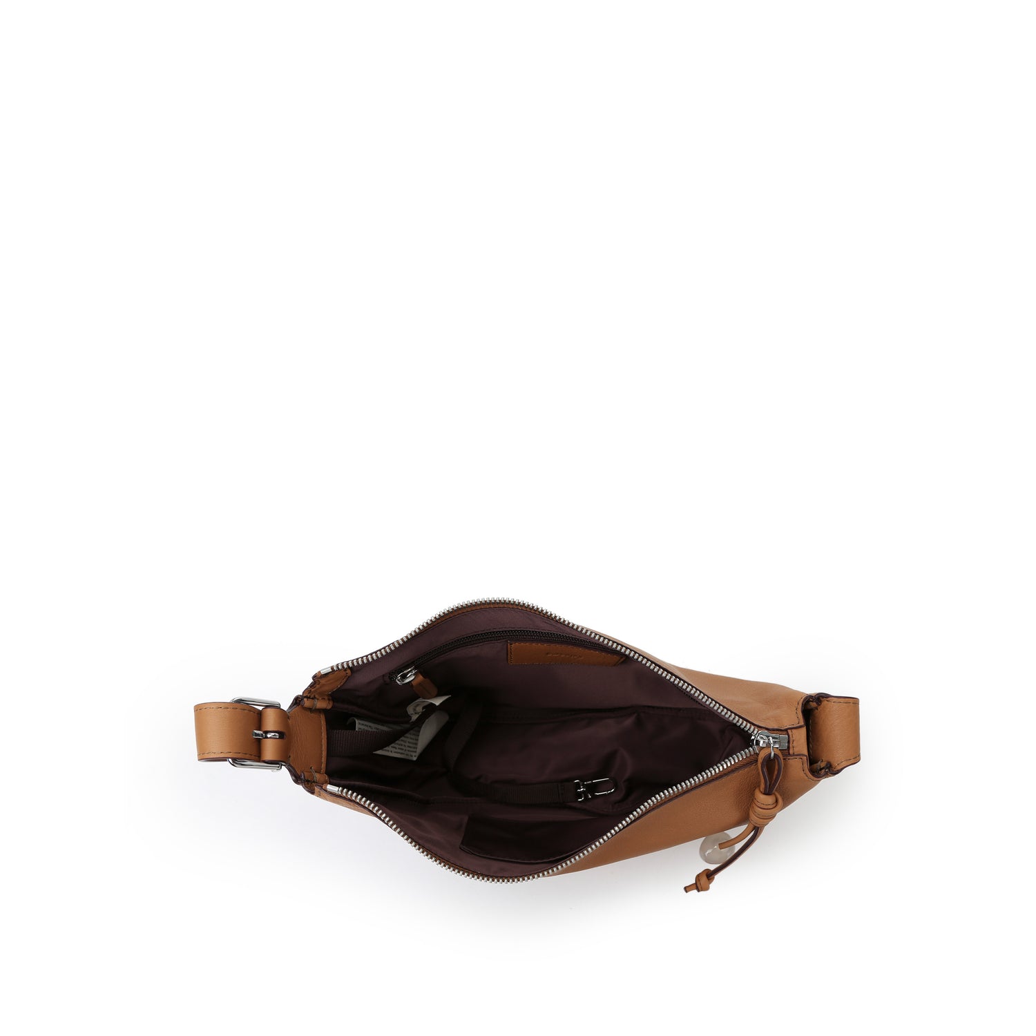 Asymmetric Crescent Hobo Bag Small