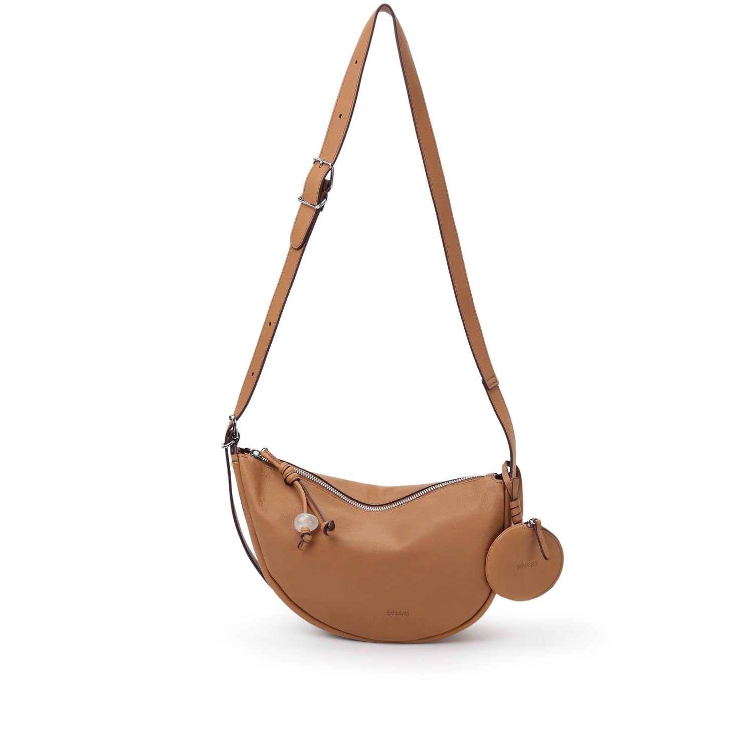Asymmetric Crescent Hobo Bag Small