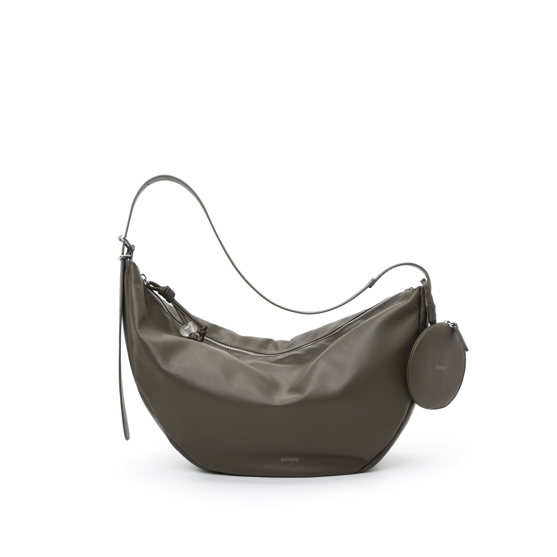 Asymmetric Crescent Hobo Bag