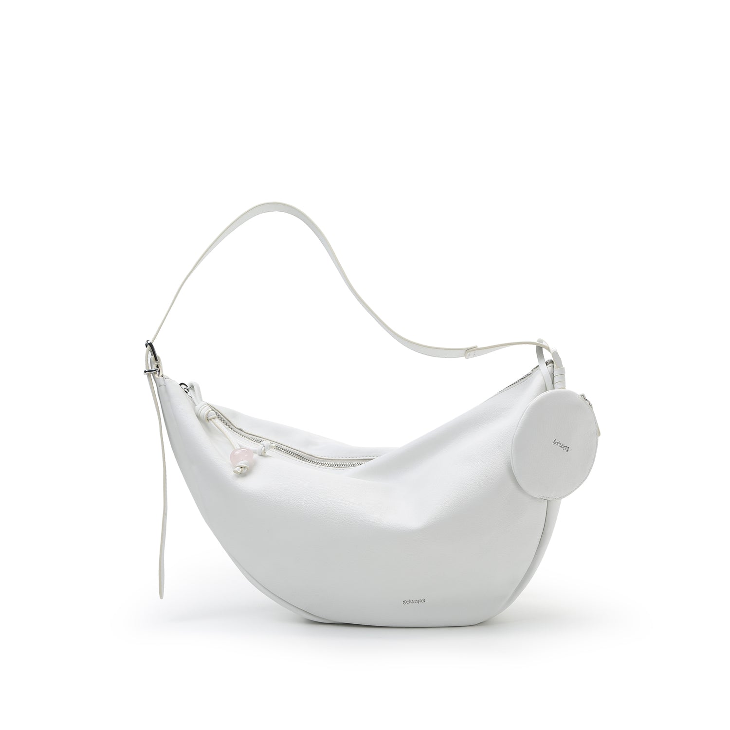 Asymmetric Crescent Hobo Bag