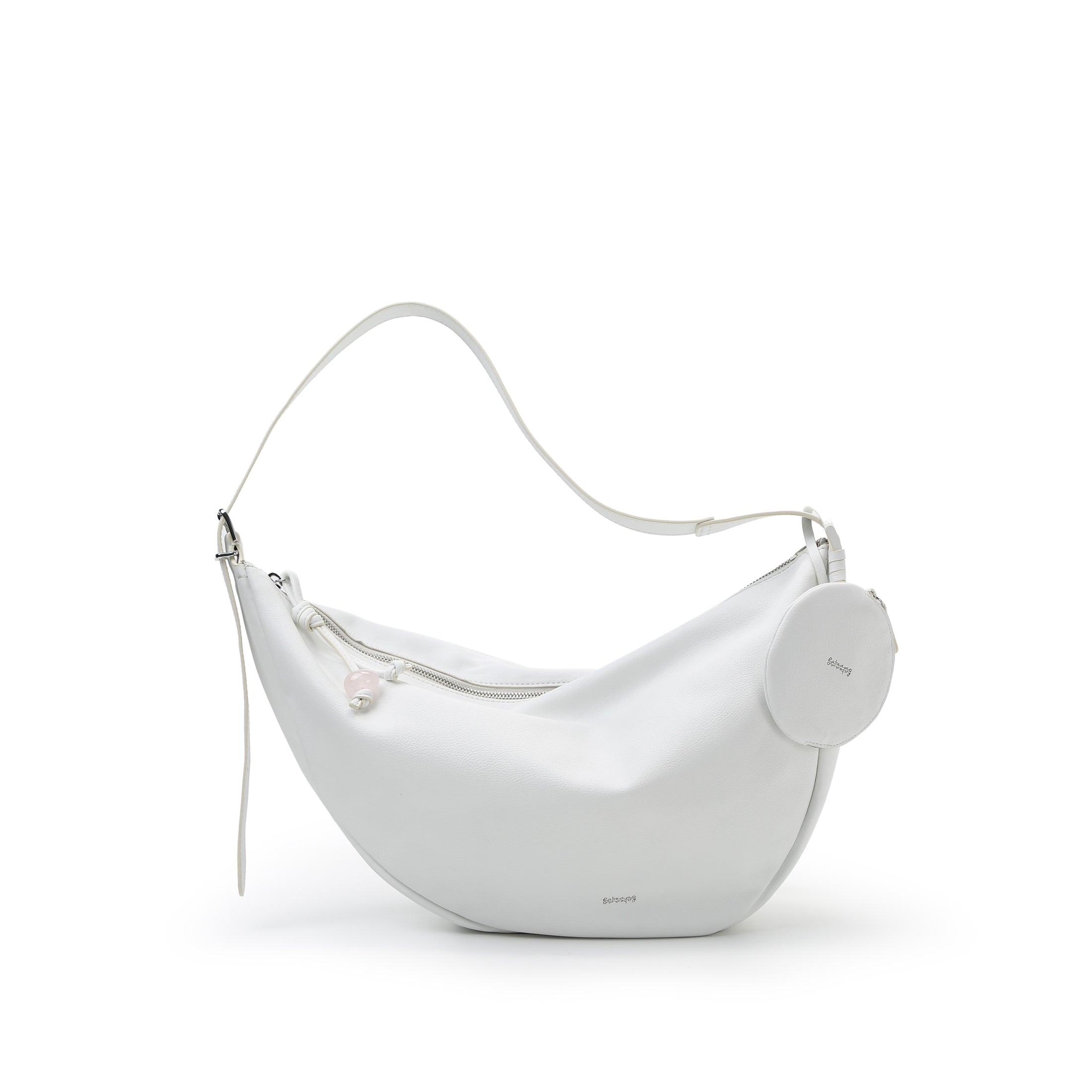 Asymmetric Crescent Hobo Bag