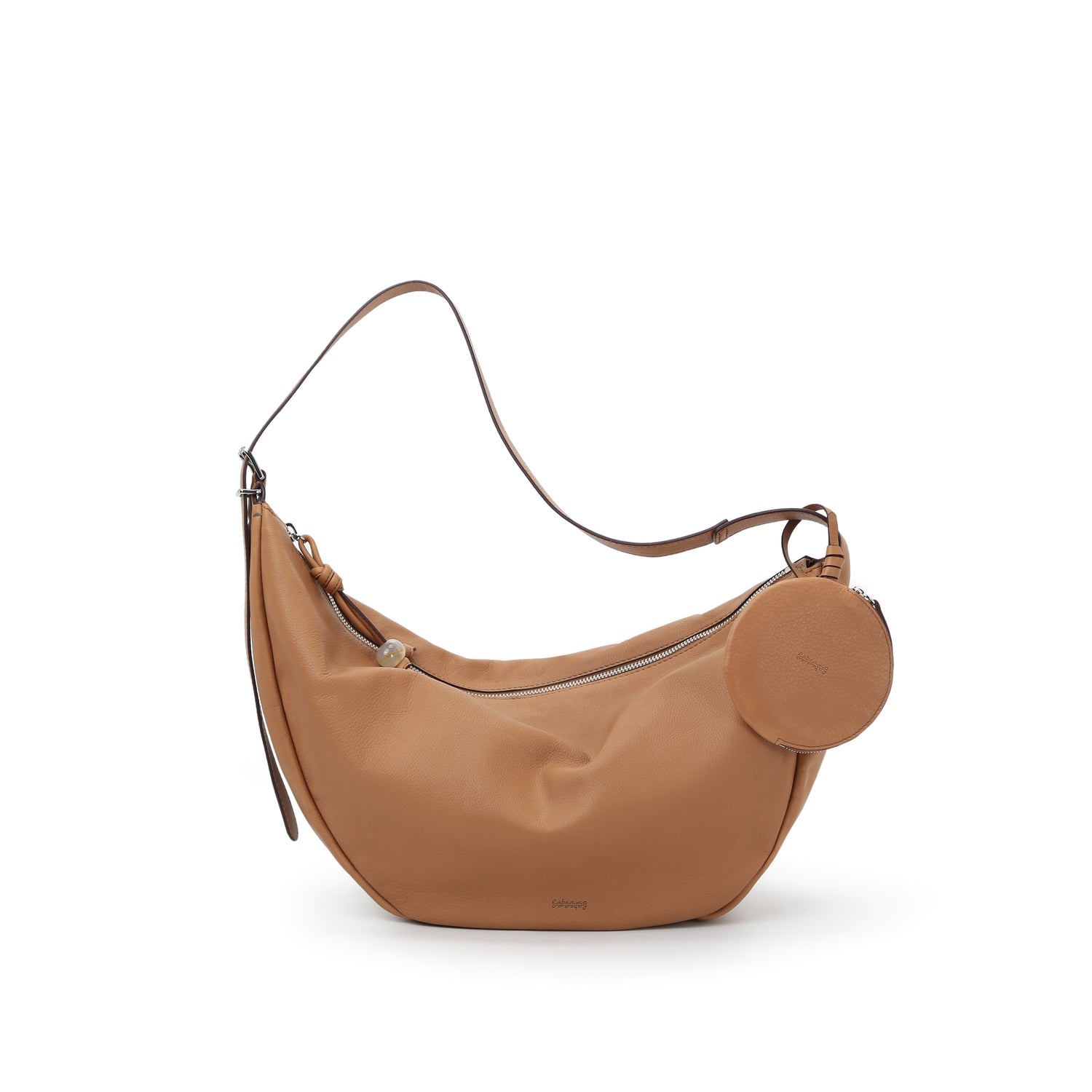 Asymmetric Crescent Hobo Bag