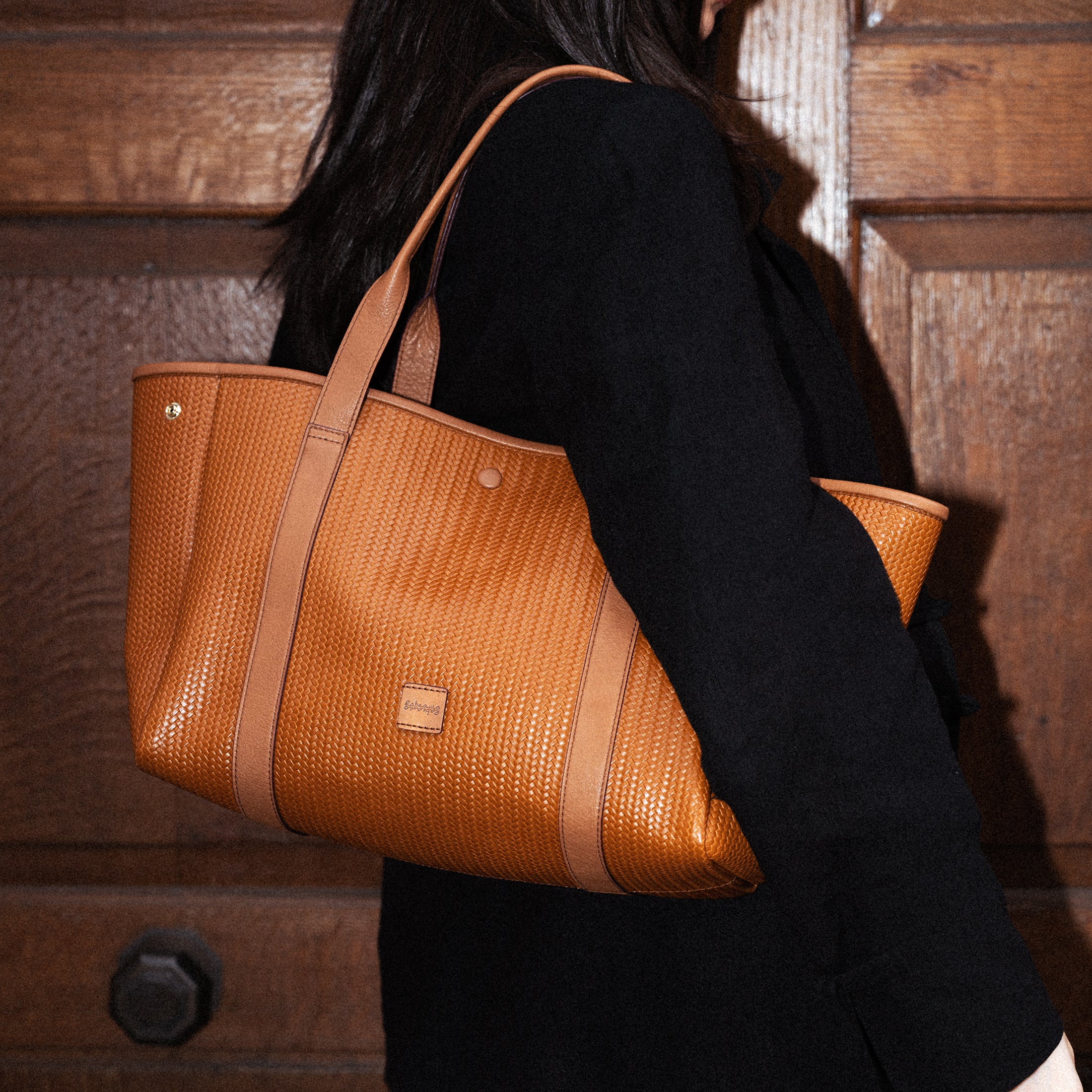 Rattan Basket Tote Bag