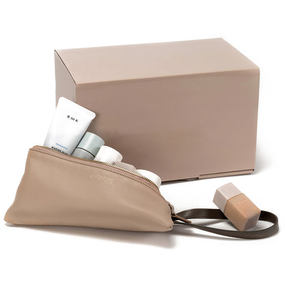 Pyramid Cosmetic Wristlet Pouch