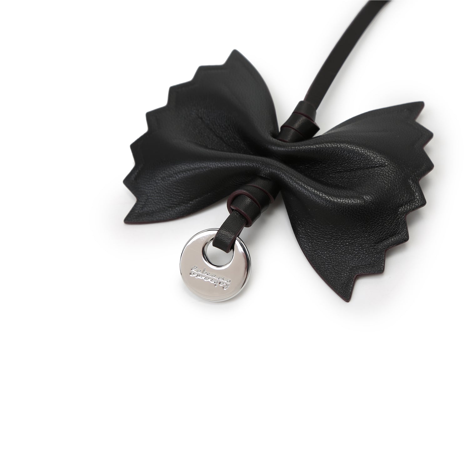  蝴蝶粉領結型手袋吊飾