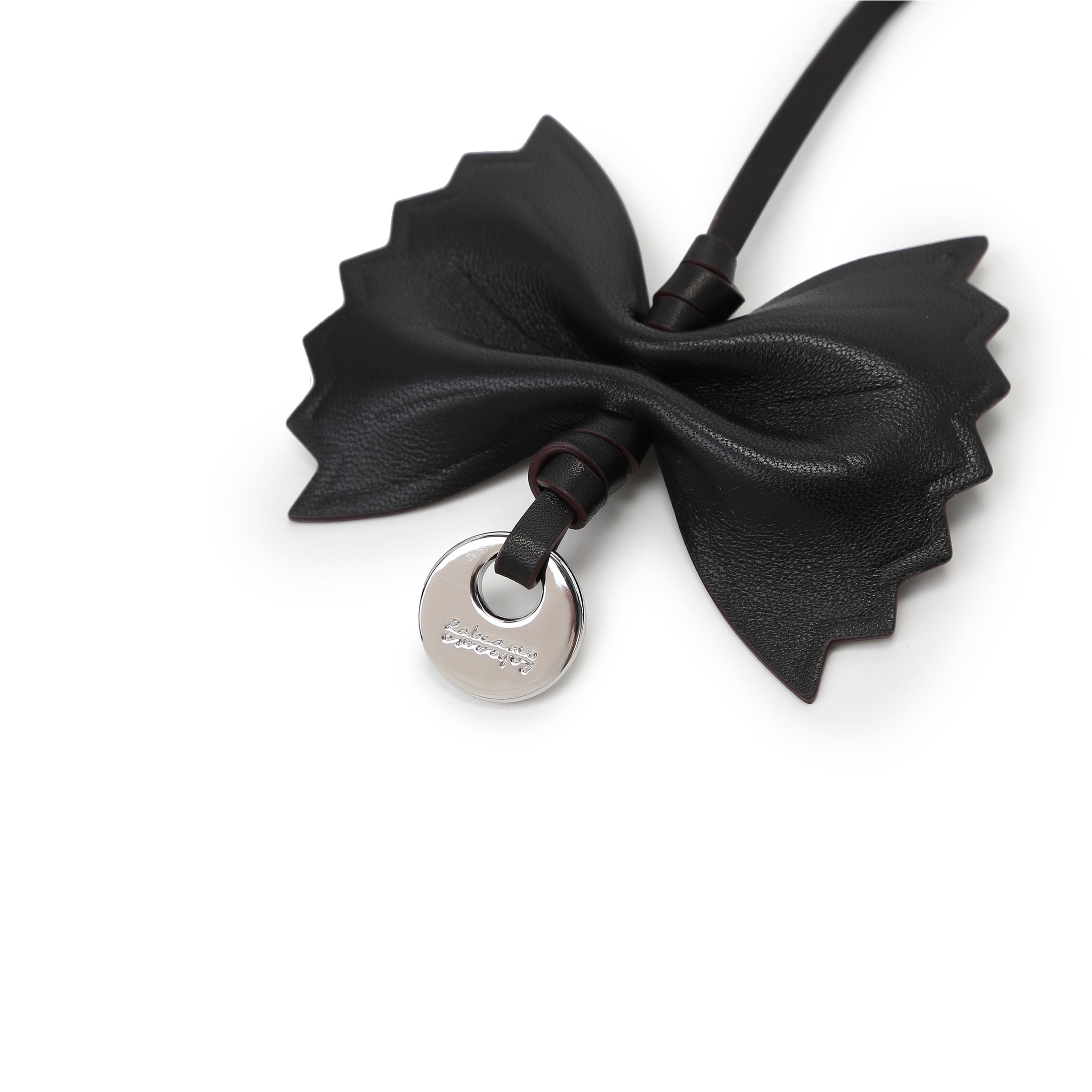  蝴蝶粉領結型手袋吊飾