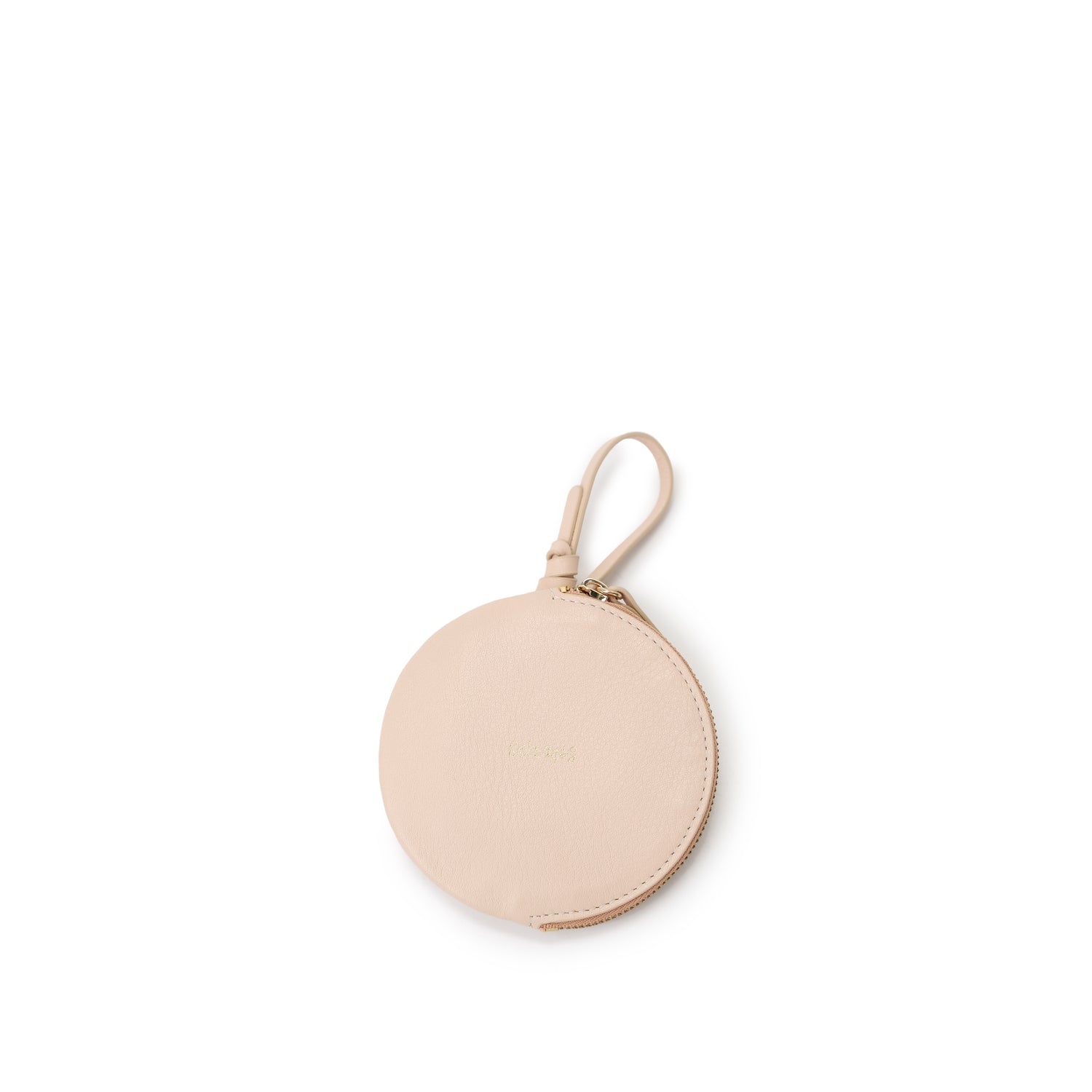 迷你圓型拉鏈卡片小包