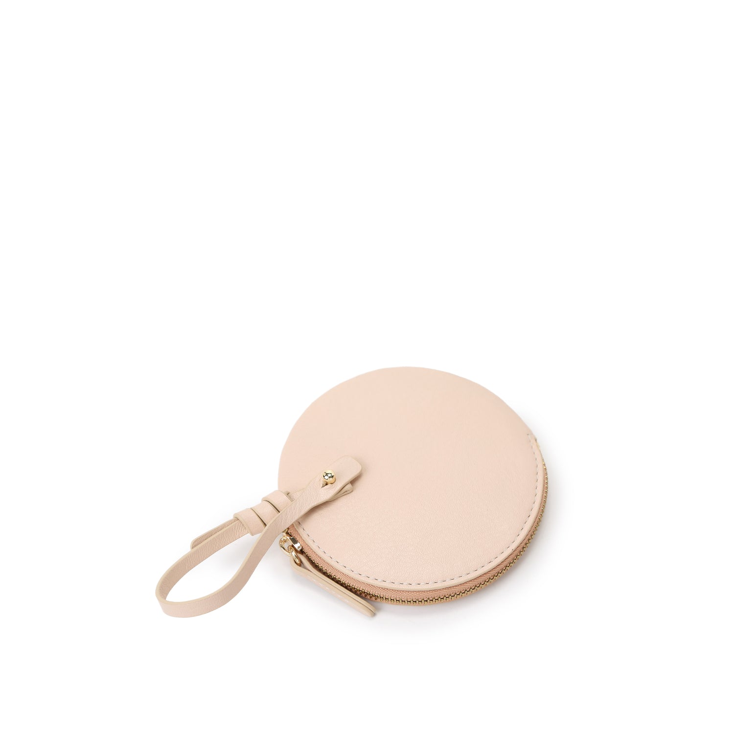 迷你圓型拉鏈卡片小包