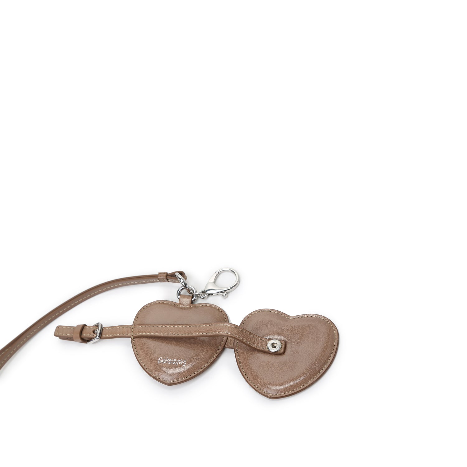 迷你心型鏡子吊飾