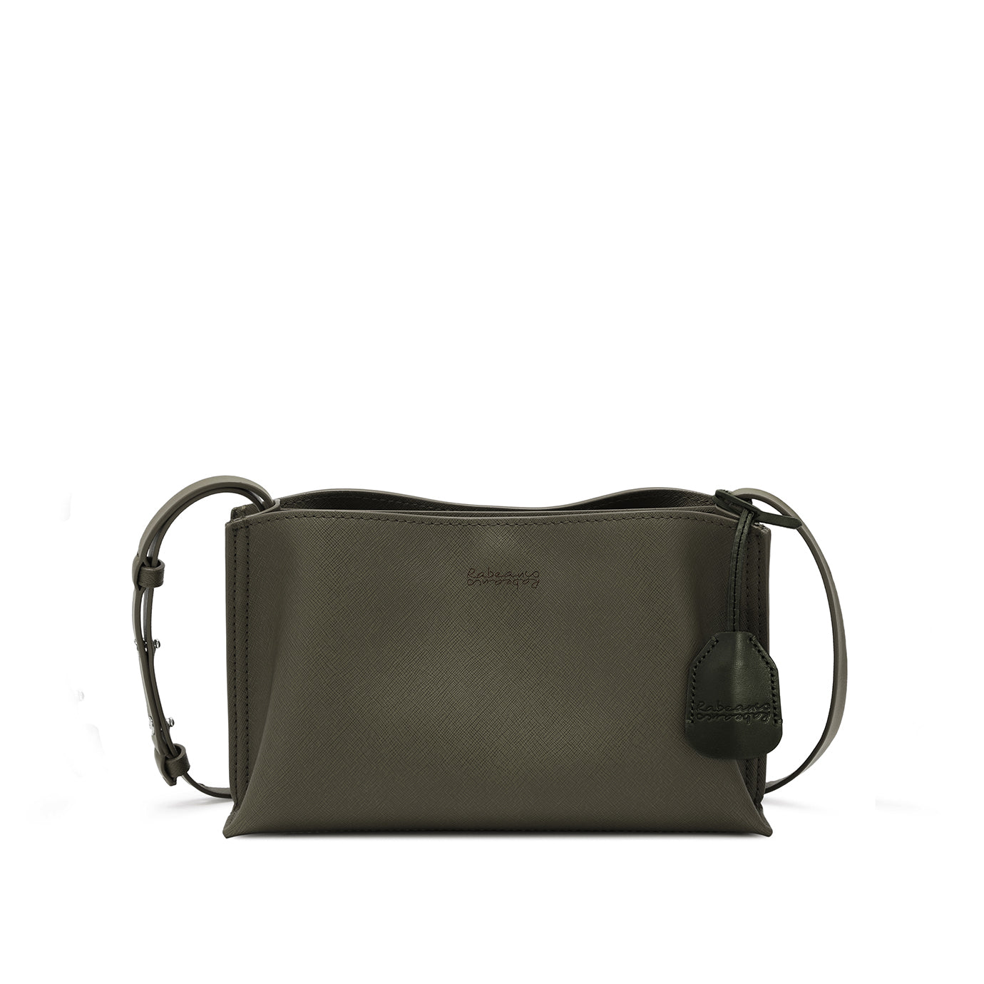 Grey Sac mini leather cross-body bag, Aesther Ekme