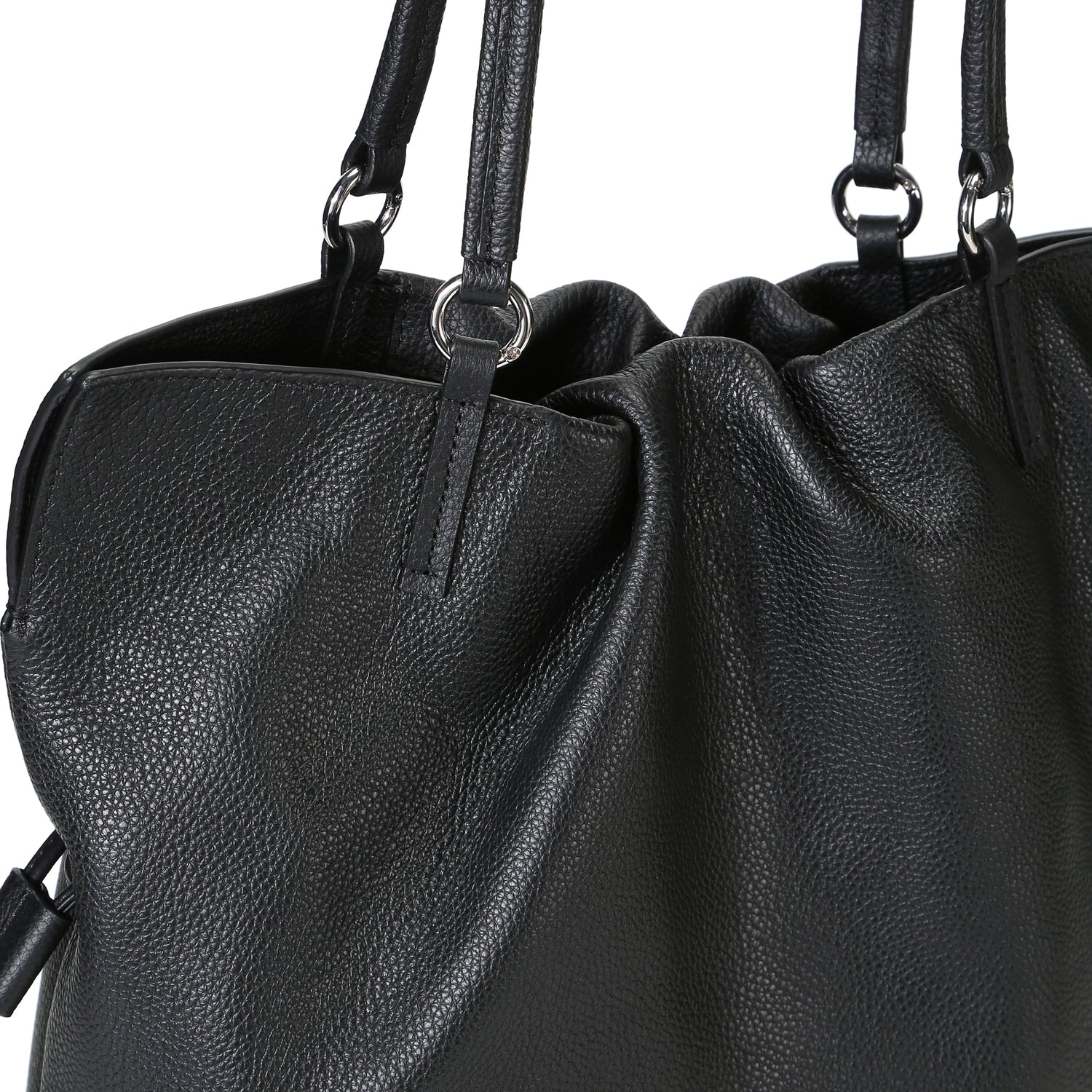 GEORGIANA Ruched Shoulder Bag