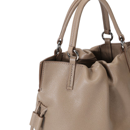 GEORGIANA Small Ruched Shoulder Bag