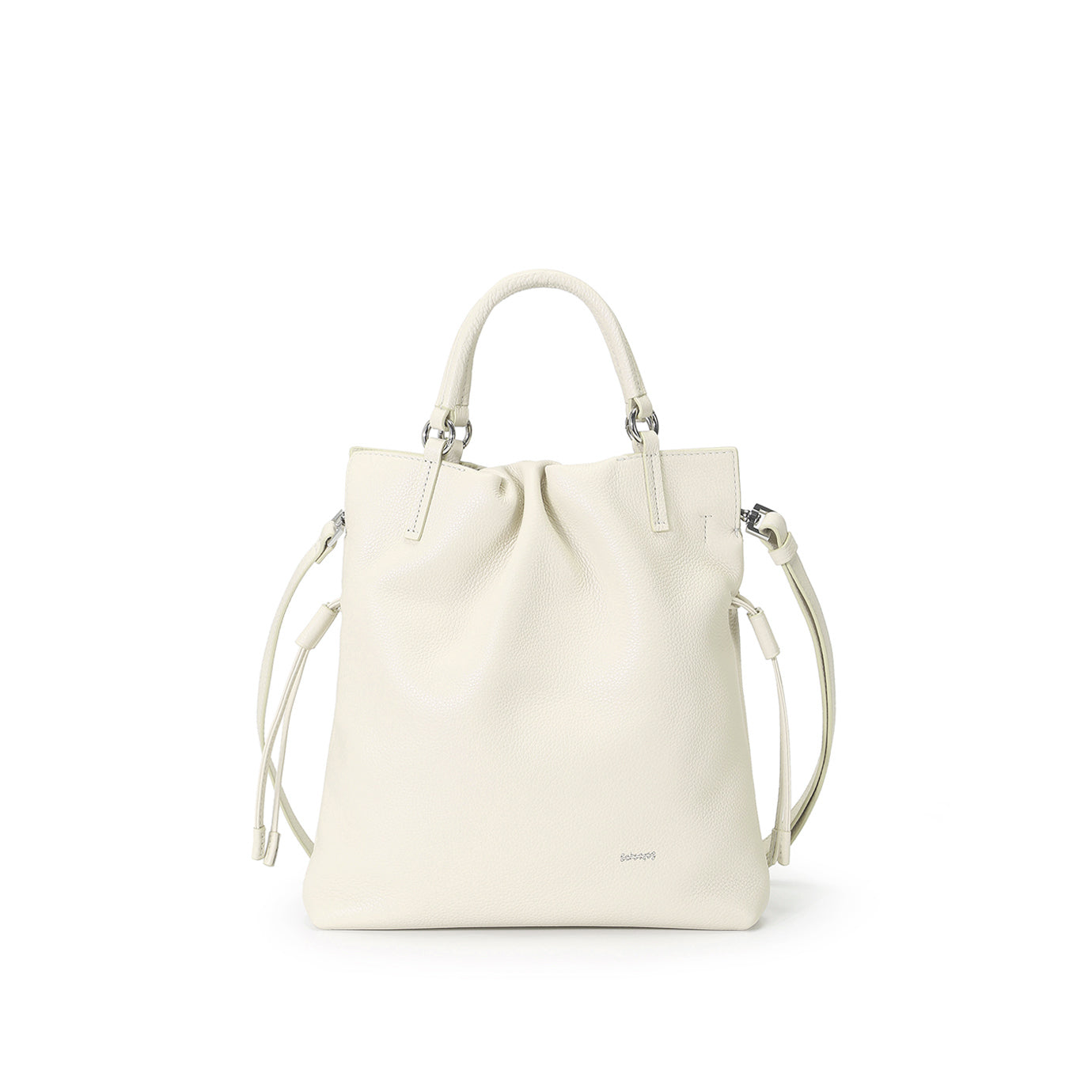 GEORGIANA Small Ruched Shoulder Bag