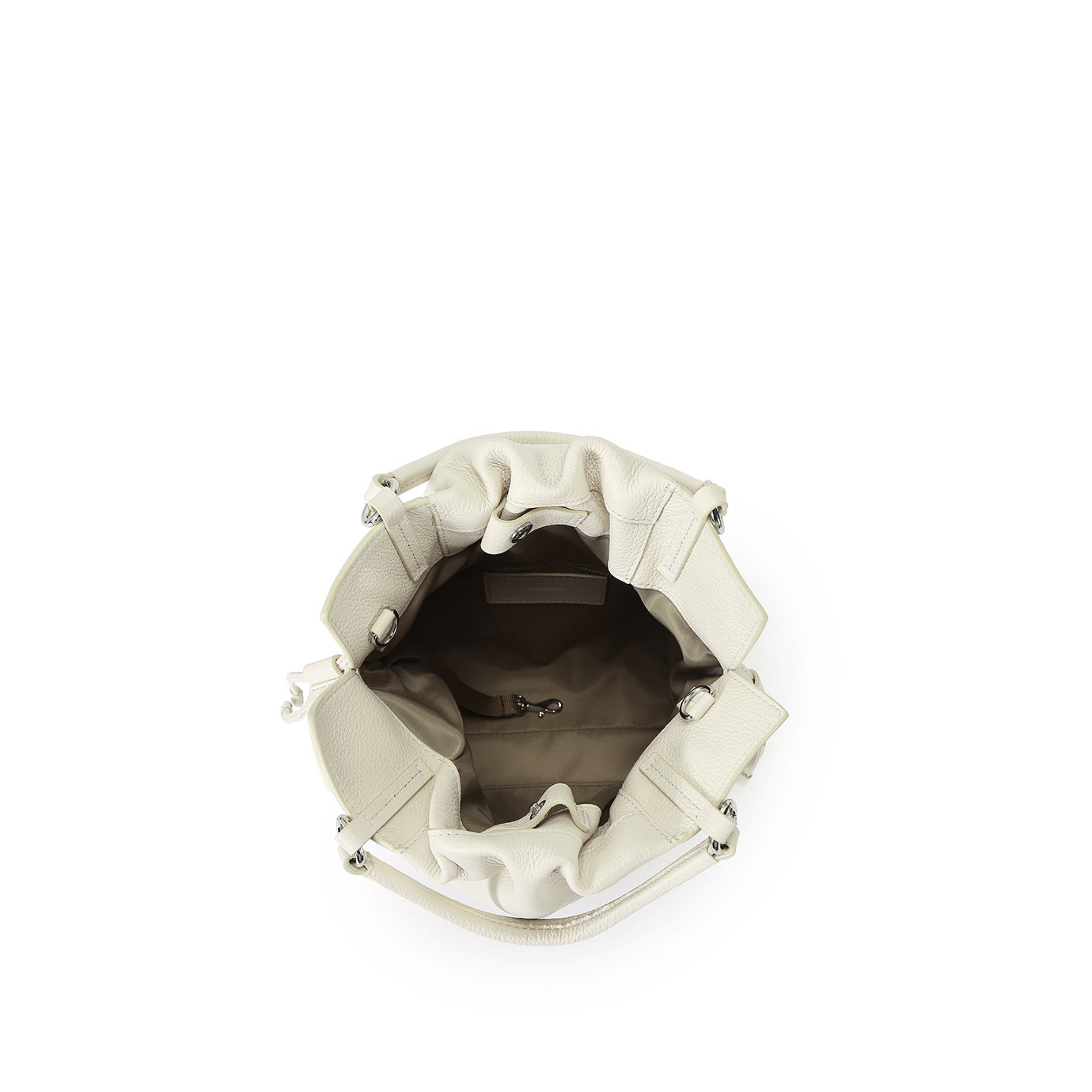 GEORGIANA Small Ruched Shoulder Bag