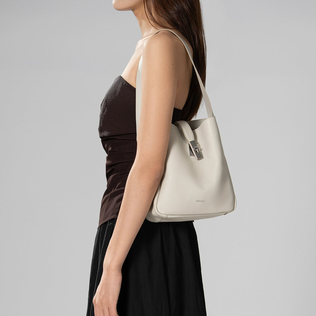 SAOIRSE Soft Structural Shoulder Bag Small
