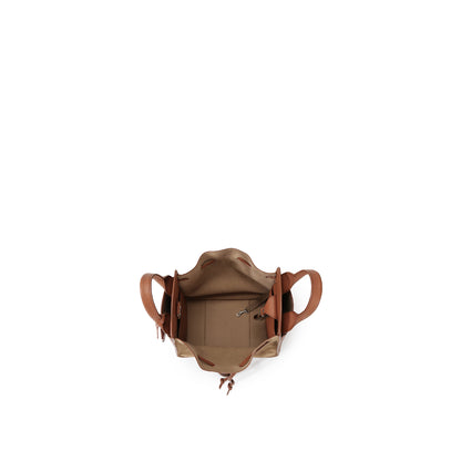 LU-II Ruched Top Handle Bag