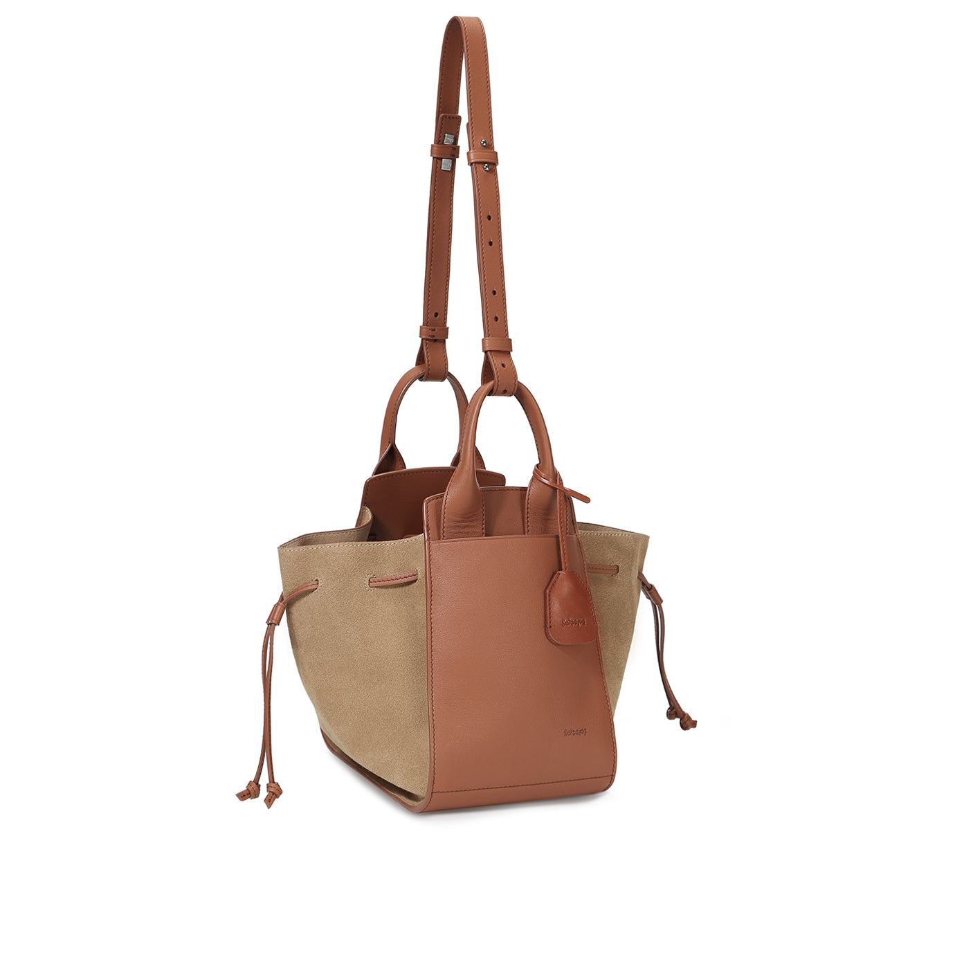 LU-II Ruched Top Handle Bag
