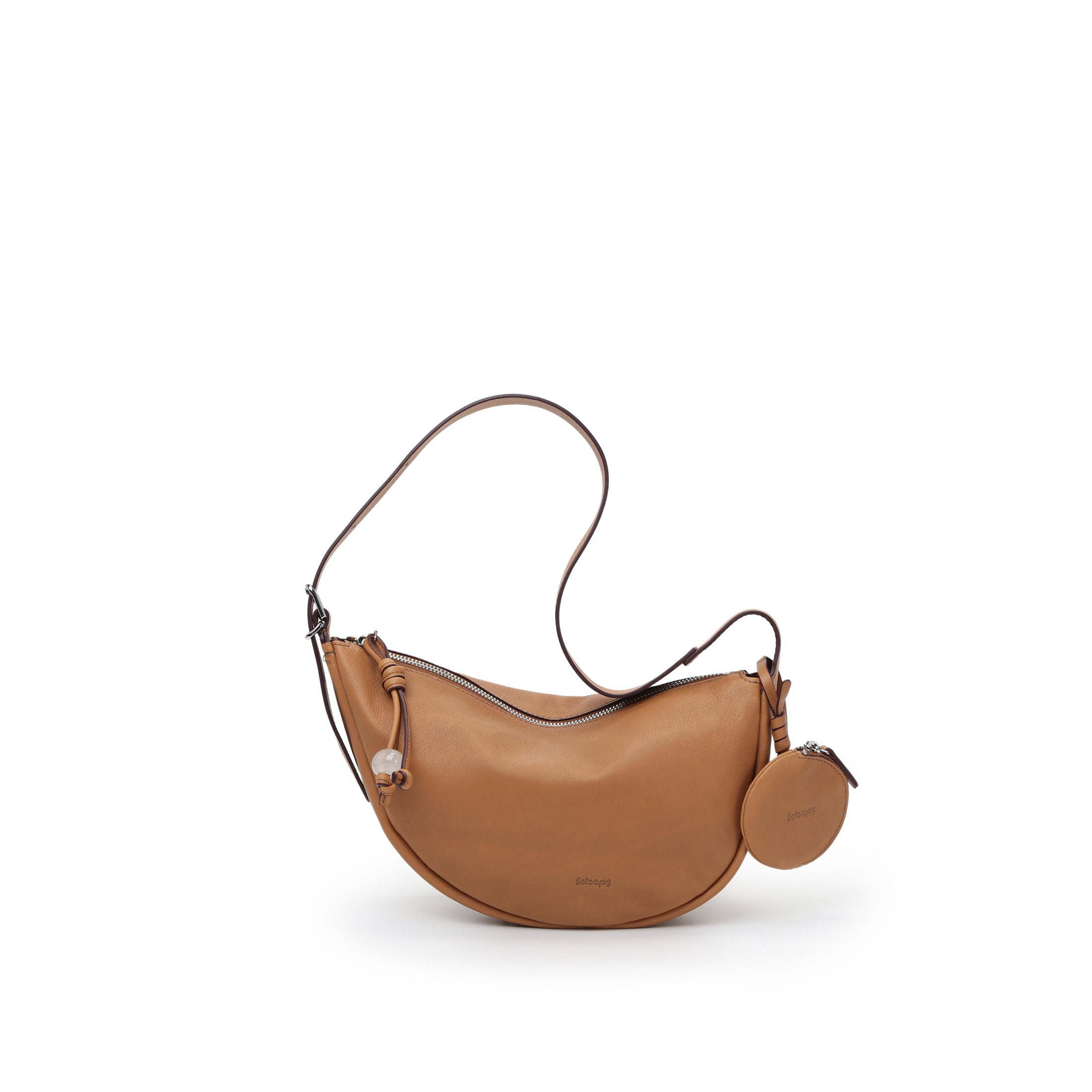 Asymmetric Crescent Hobo Bag Small