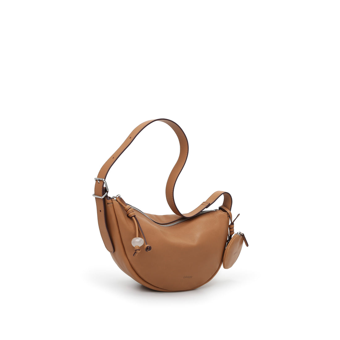 Asymmetric Crescent Hobo Bag Small