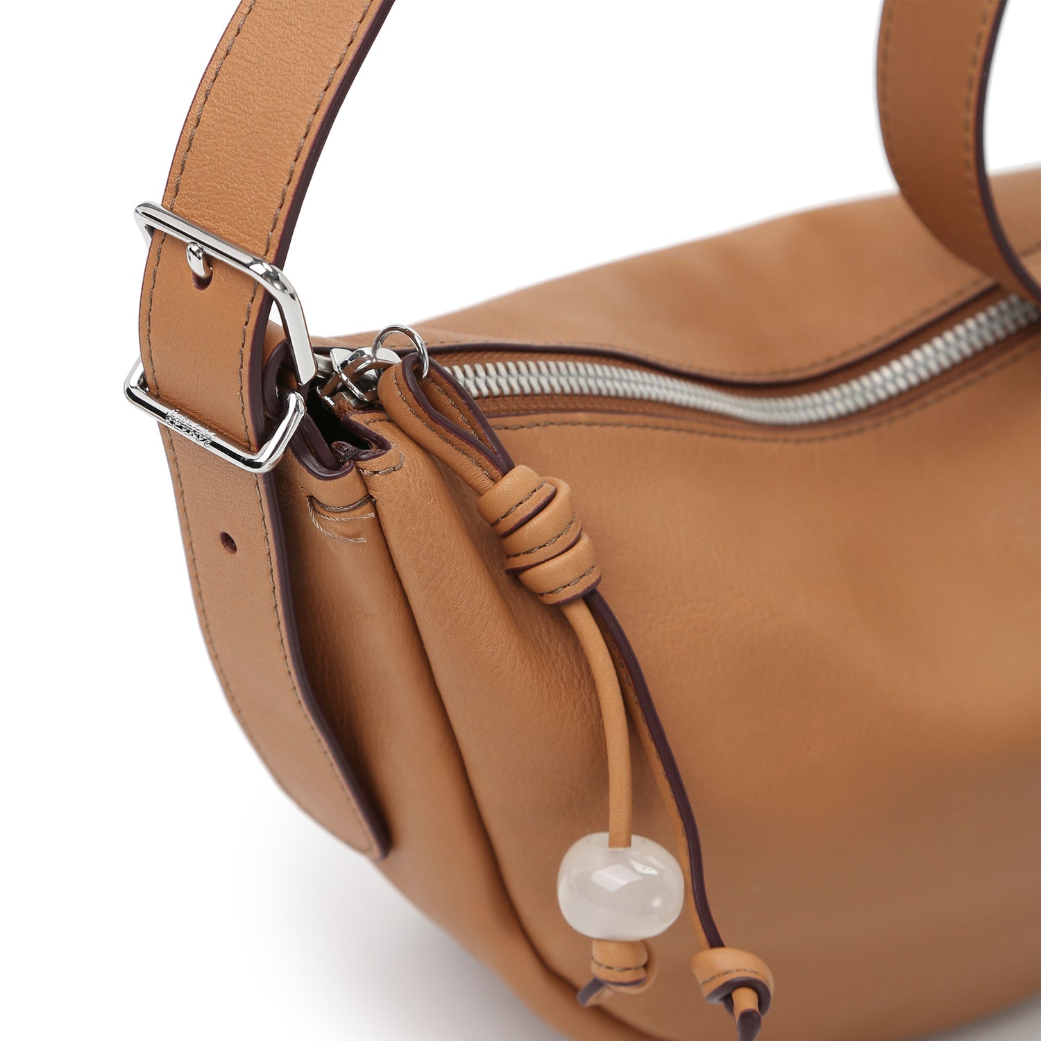 Asymmetric Crescent Hobo Bag Small