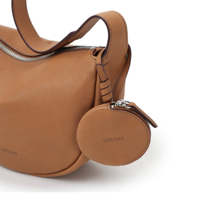 Asymmetric Crescent Hobo Bag Small