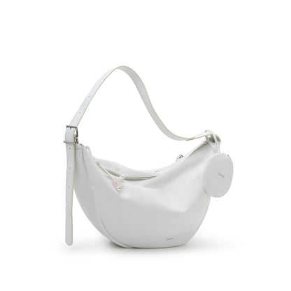 Asymmetric Crescent Hobo Bag
