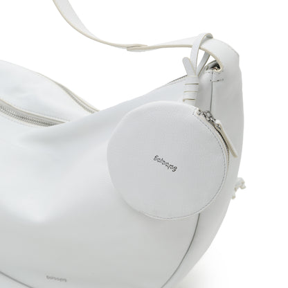 Asymmetric Crescent Hobo Bag