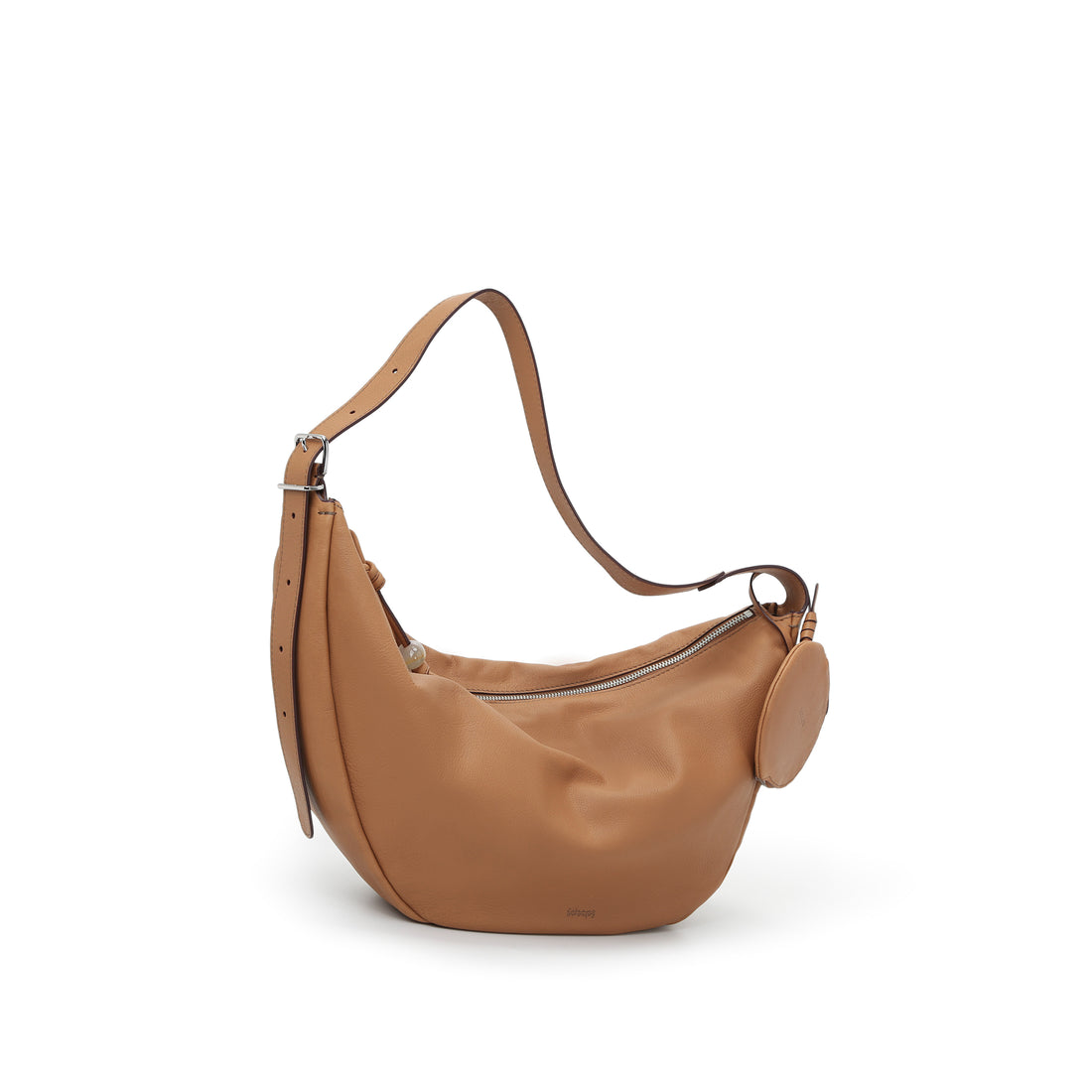 Asymmetric Crescent Hobo Bag