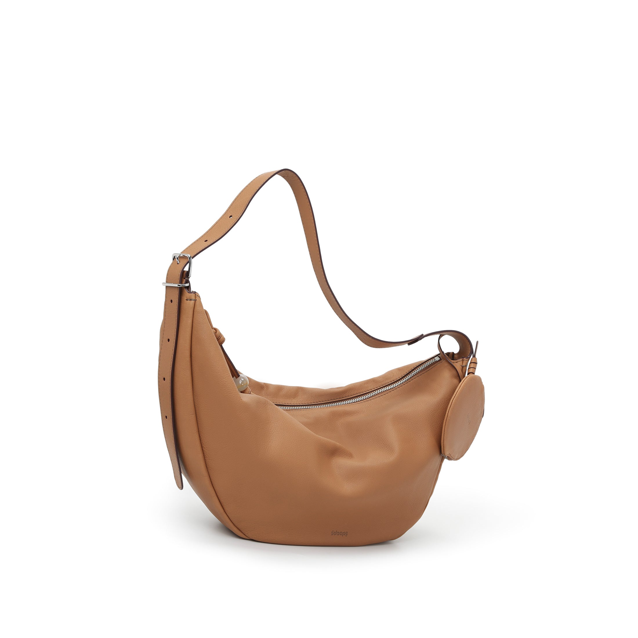 Asymmetric Crescent Hobo Bag