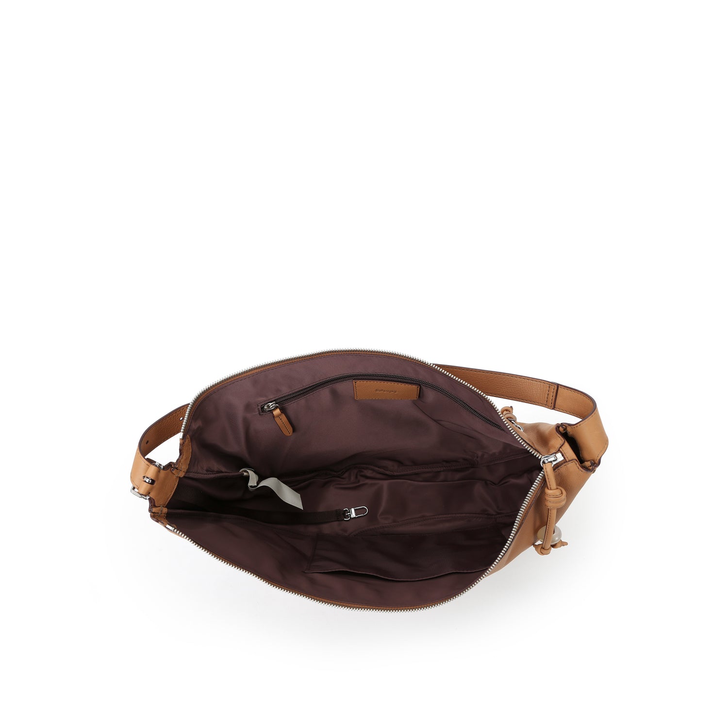 Asymmetric Crescent Hobo Bag