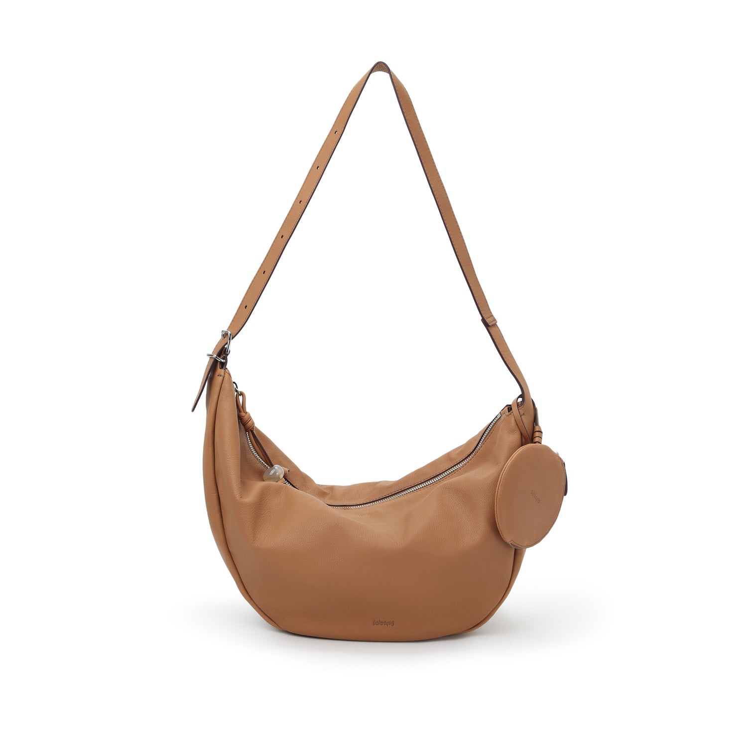 Asymmetric Crescent Hobo Bag