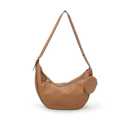 Asymmetric Crescent Hobo Bag