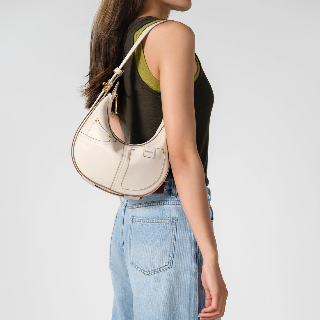 NINA Crescent Cowboy Crossbody Bag