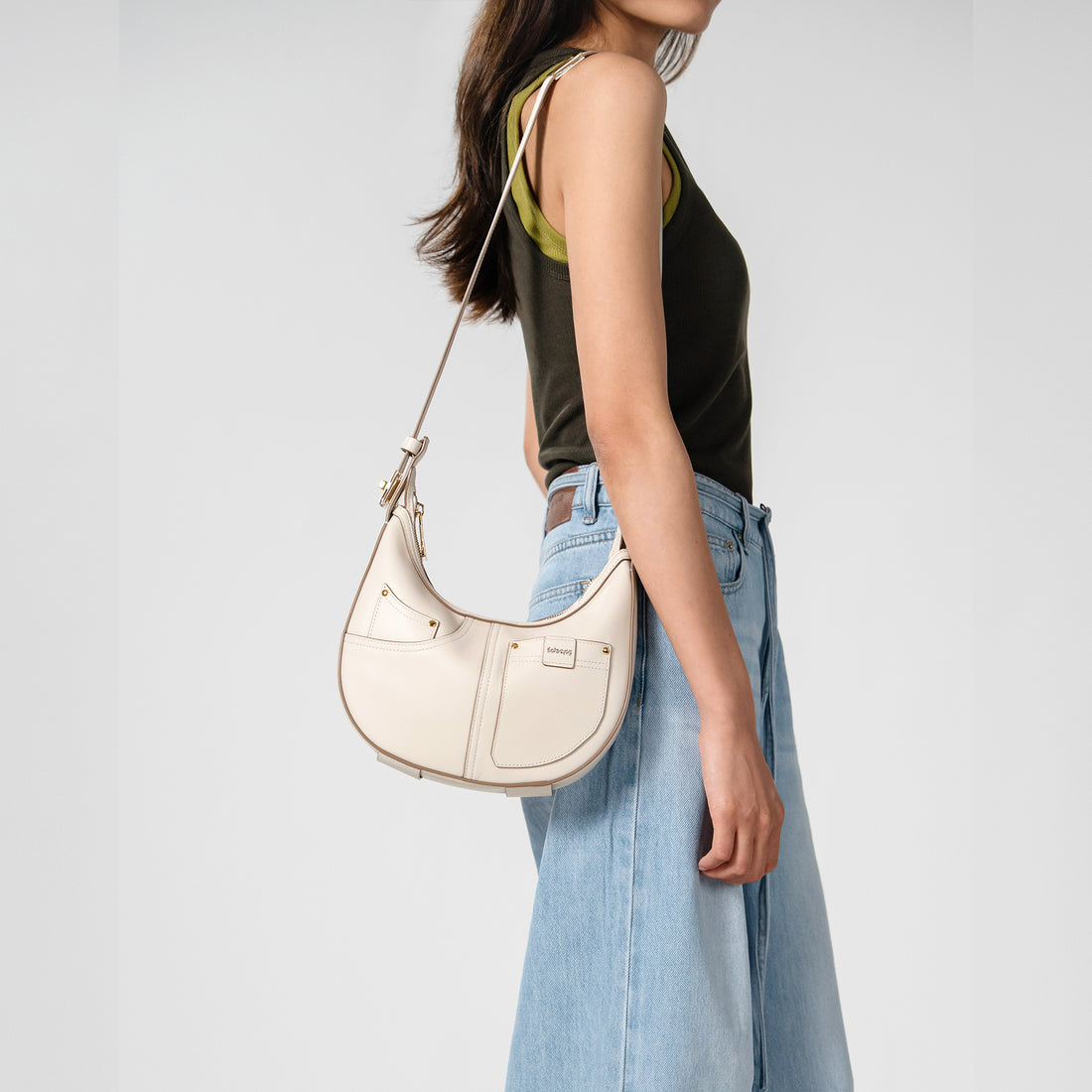 NINA Crescent Cowboy Crossbody Bag