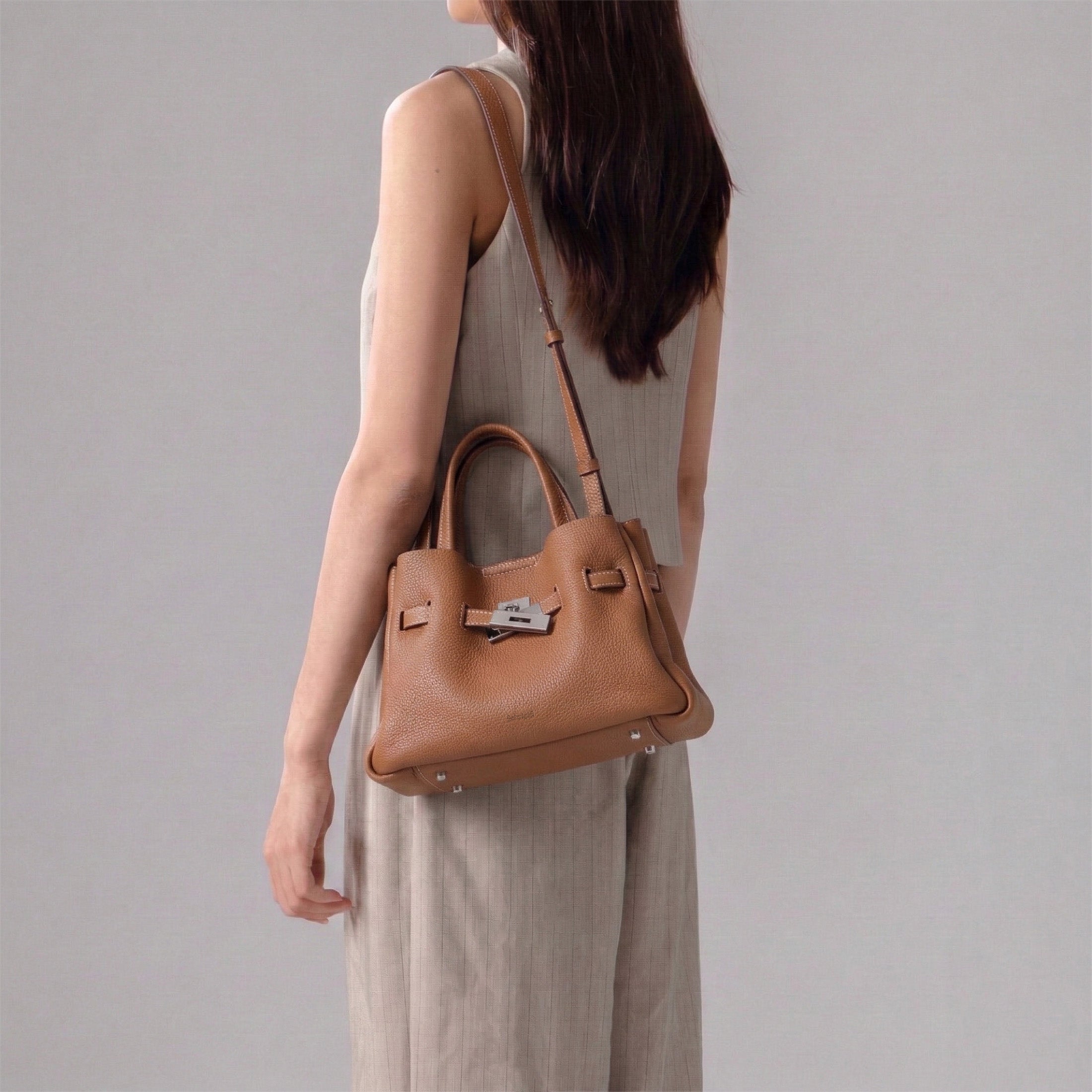 SAOIRSE Belt Soft Structural Shoulder Tote Mini