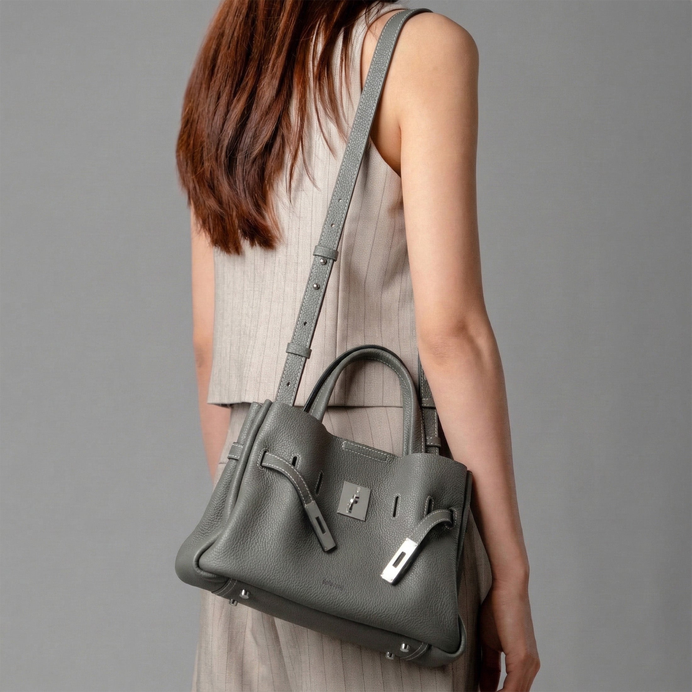 SAOIRSE Belt Soft Structural Shoulder Tote Small – Rabeanco.Rabeanco