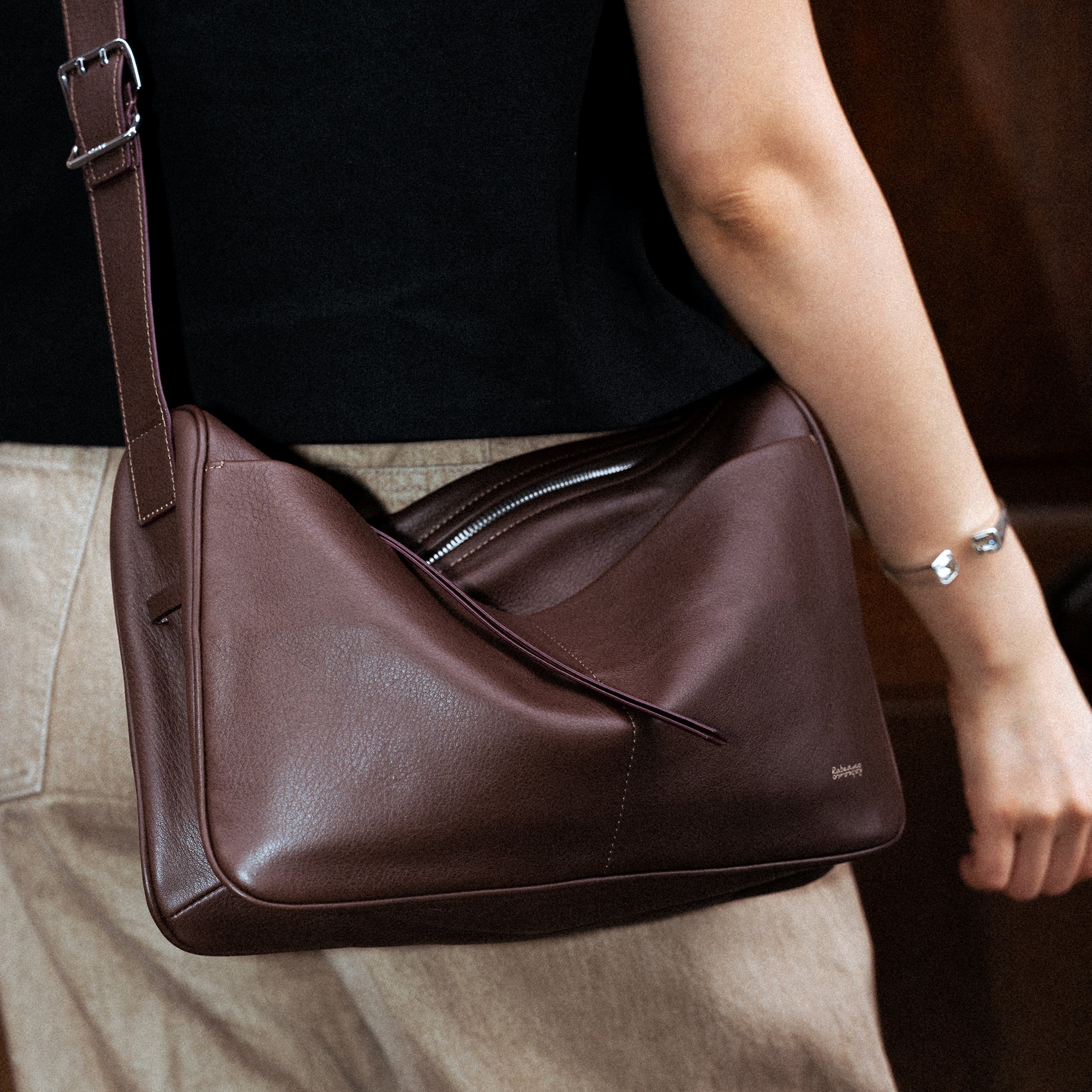 Slip Pockets Shoulder Bag
