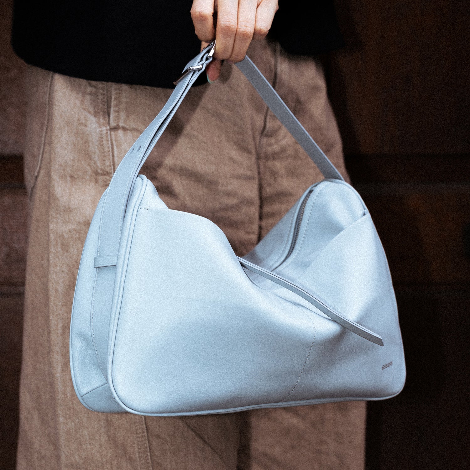 Slip Pockets Shoulder Bag