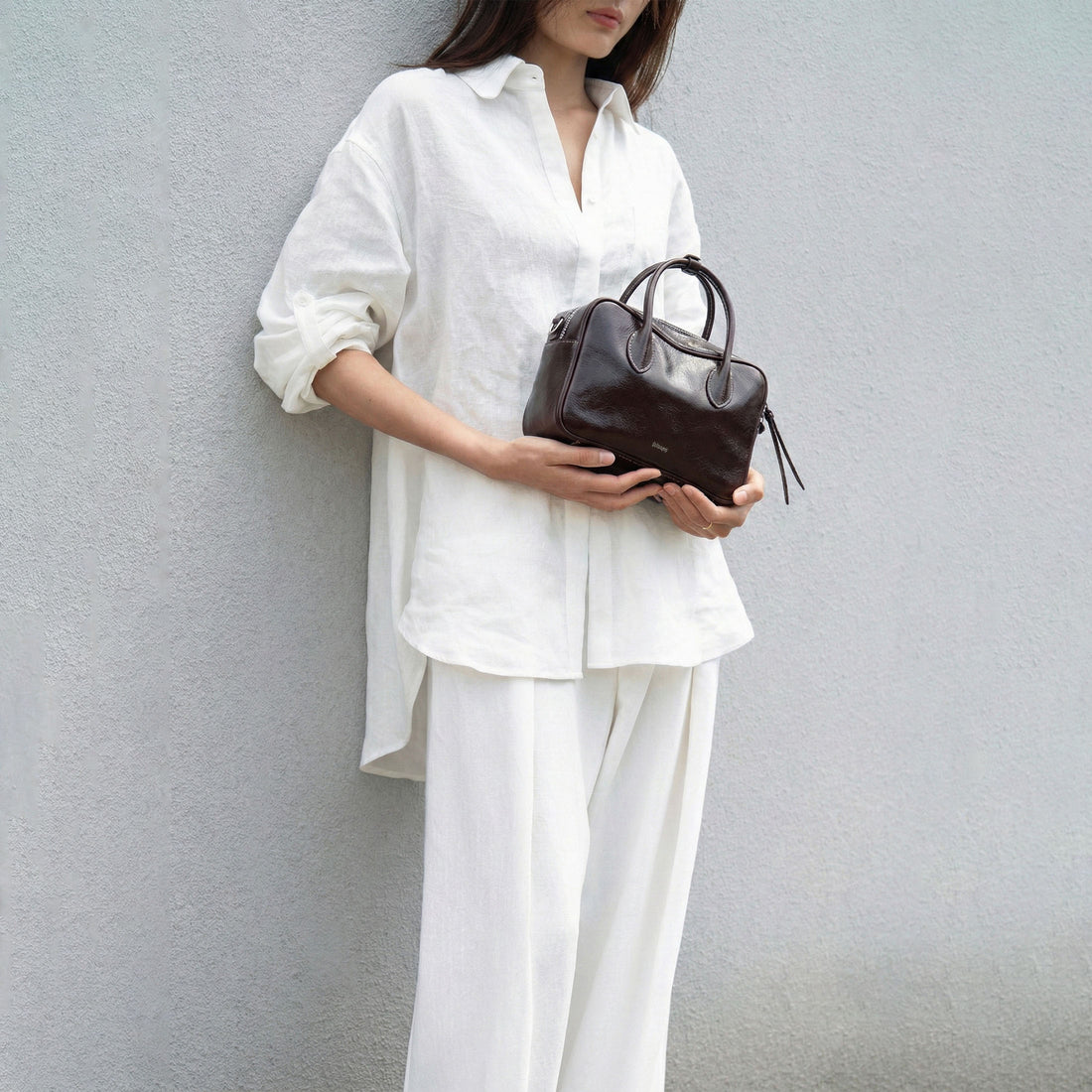 TONA Pocket Boston Bag