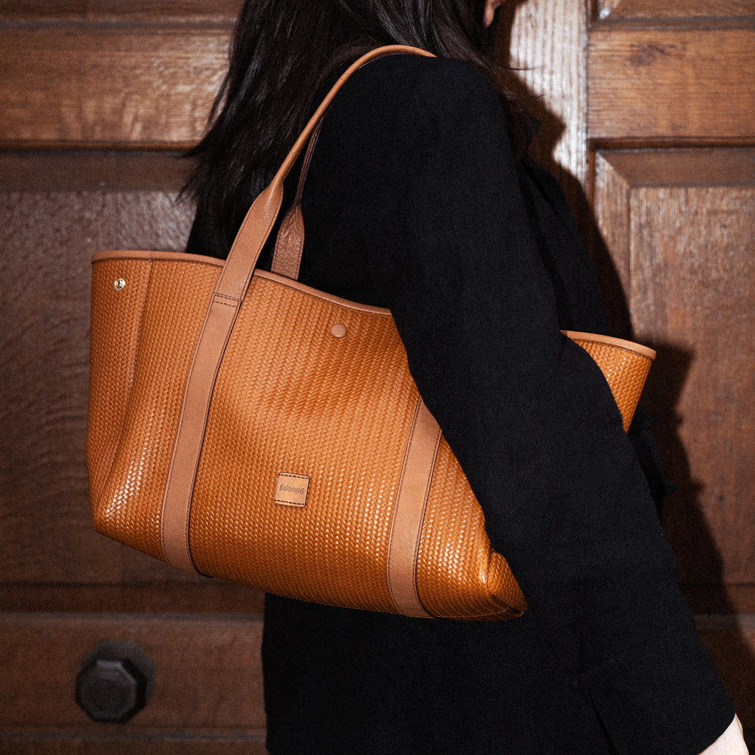 Rattan Basket Tote Bag