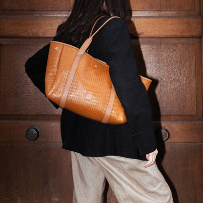 Rattan Basket Tote Bag