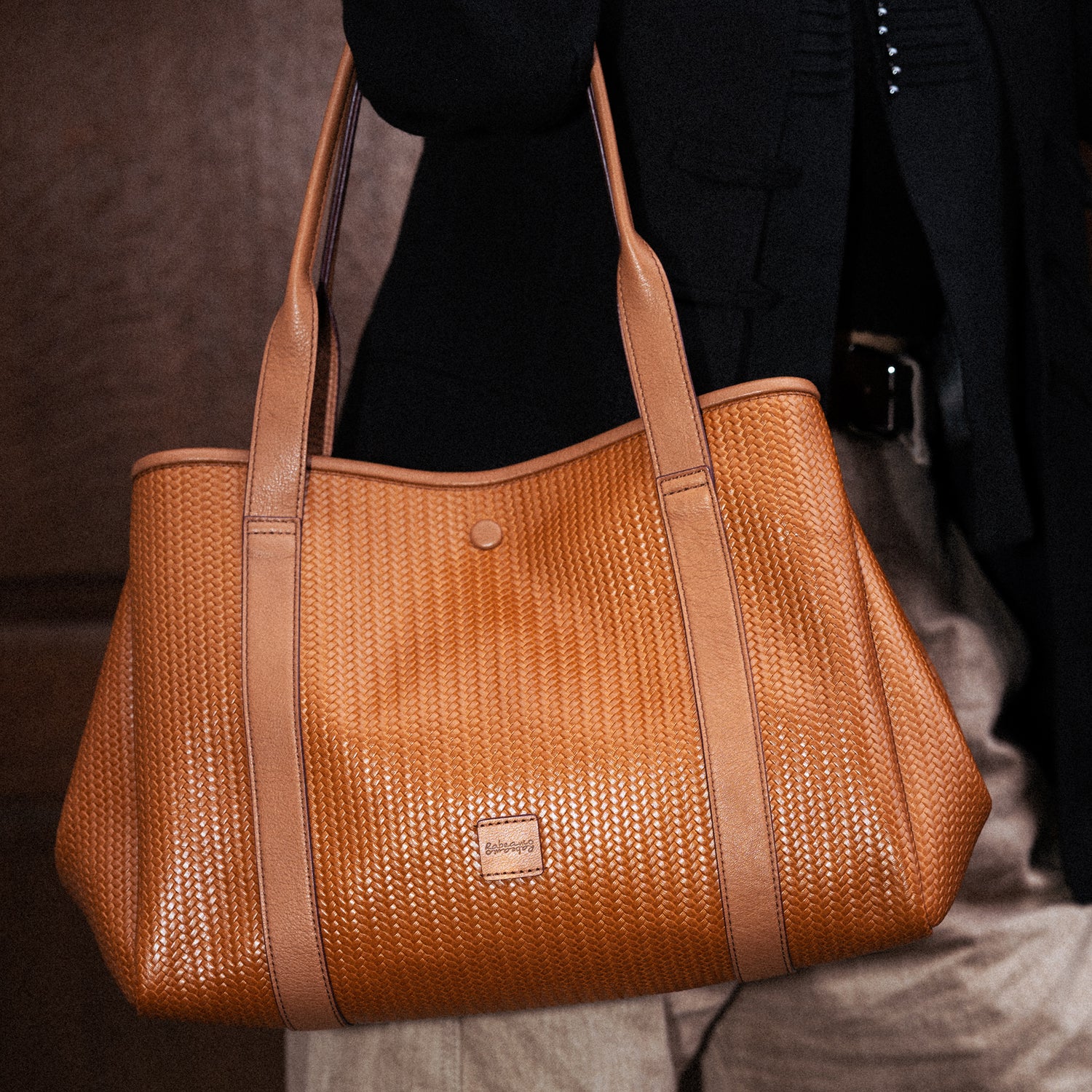 Rattan Basket Tote Bag