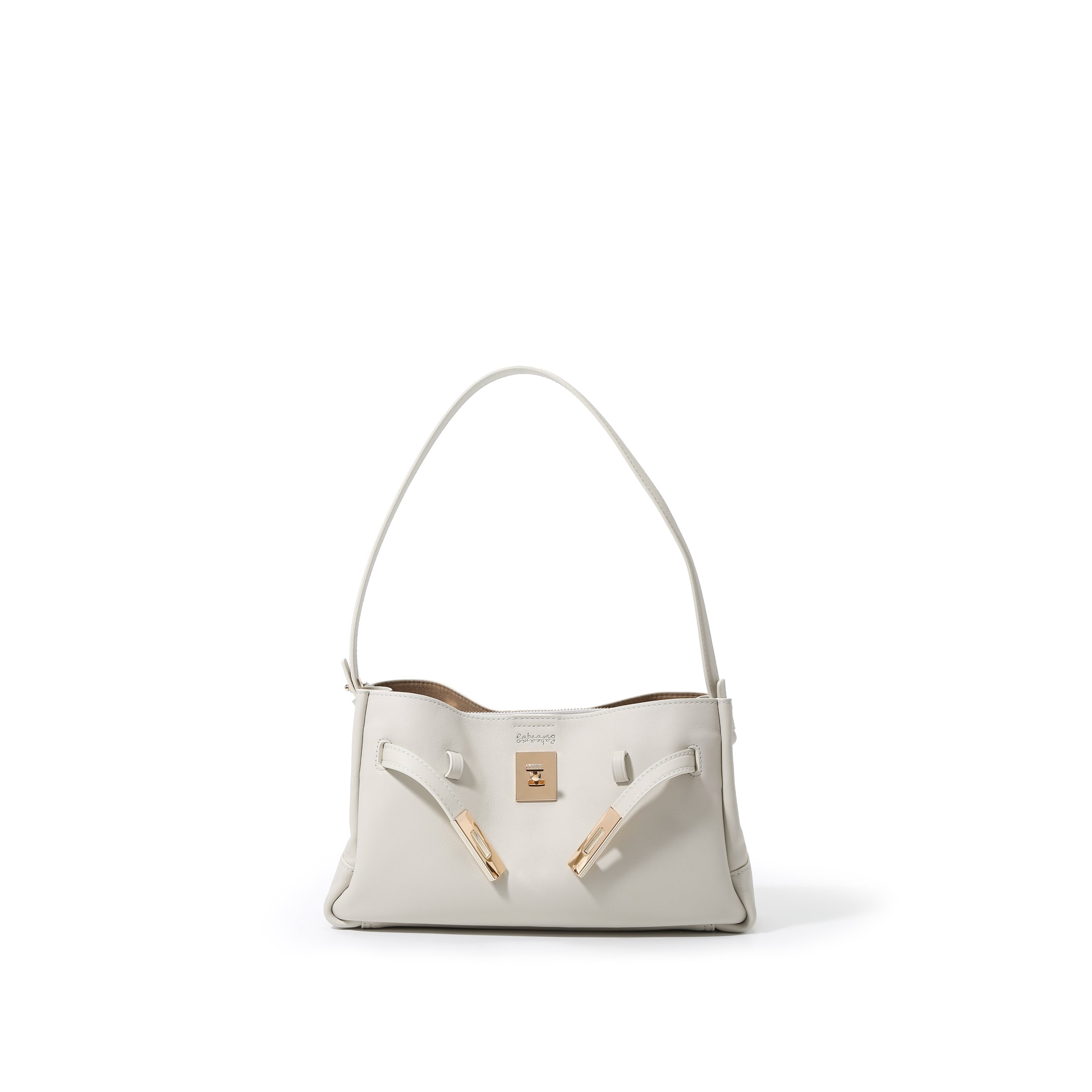 SAOIRSE Soft Structural 扣子皮帶小型手提袋