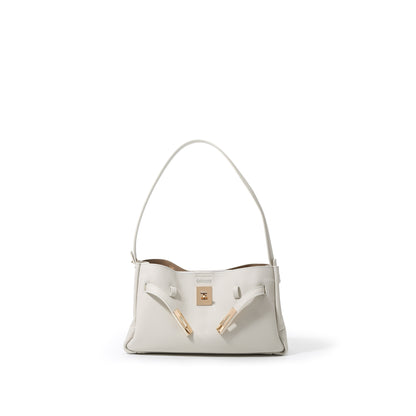 SAOIRSE Soft Structural 扣子皮帶小型手提袋