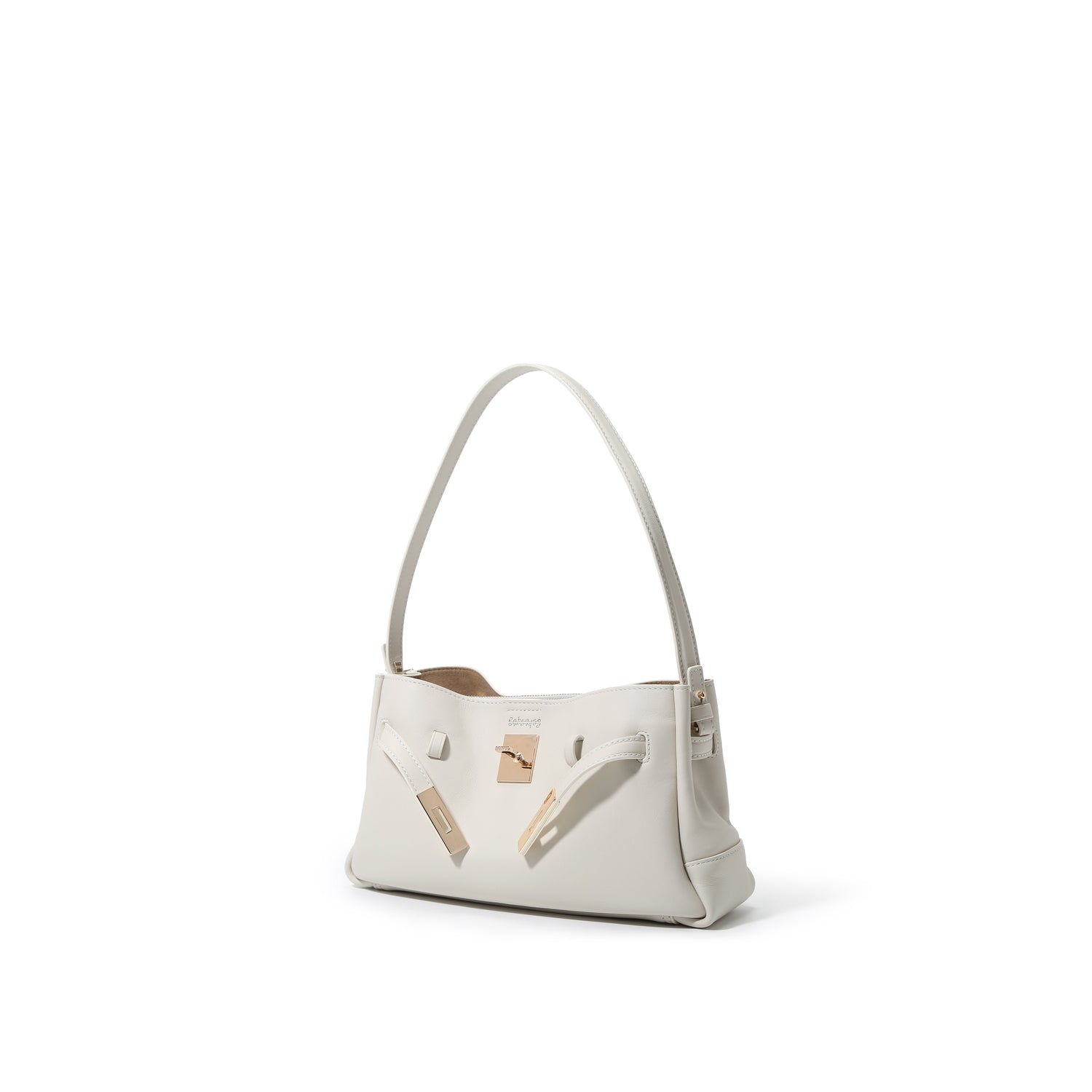 SAOIRSE Soft Structural 扣子皮帶小型手提袋
